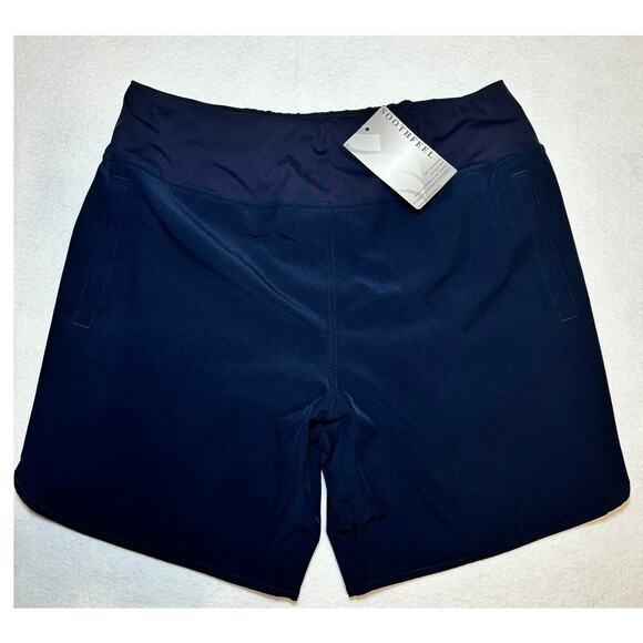 Soothfeel Athletic Lined Navy Shorts NWT Size Large - Picture 1 of 7